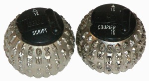 IBM Selectric typeballs