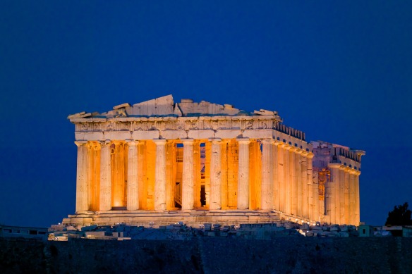 The Acropolis in Athens, Greece