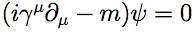 Dirac Eqn